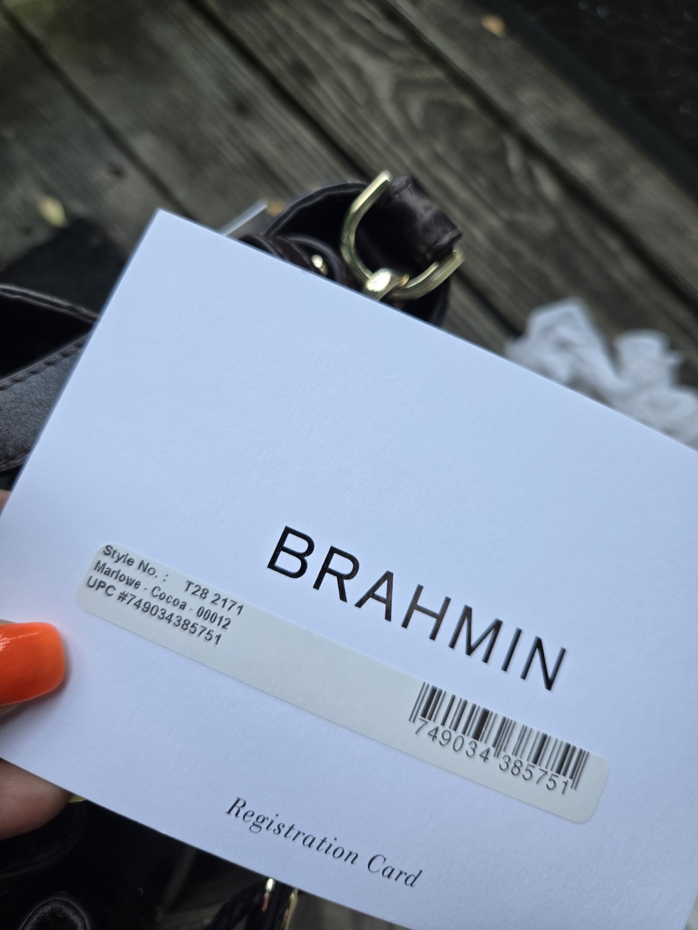 Brahmin Marlowe Cocoa Dalloway Genuine Leather Satchel NWT - Picture 9 of 13